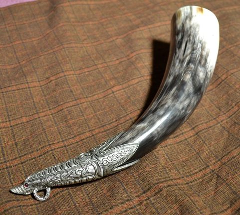 VIKING DRINKING HORN, NINIAN'S ISLE, SHETLANDS, 0.3 L
