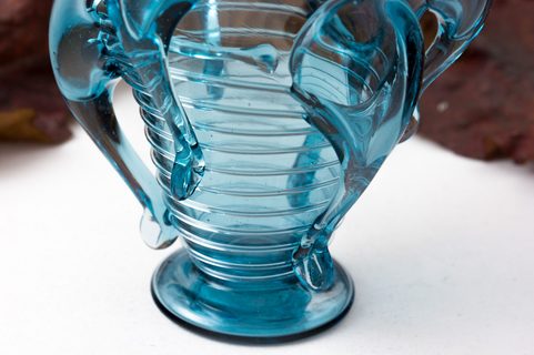 VENDEL CUP, BLUE GLASS, 7TH CENTURY