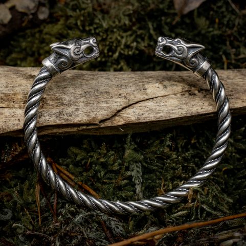 FENRIR, VIKING WOLF, ICELAND, BRACELET, SILVER 925