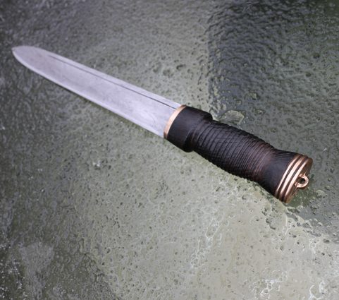 NEVIS, SCHOTTISCHES MESSER, DIRK, DAMASZENERSTAHL