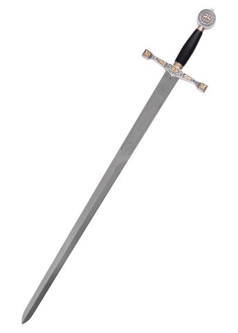 EXCALIBUR SWORD WITH GOLDEN ORNAMENTS, MARTO