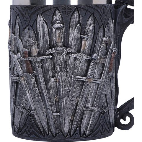 MEDIEVAL SWORD DRAGON TANKARD GOTHIC FANTASY MUG