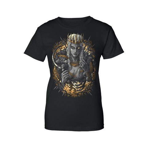 HEL VIKING GODDESS OF DEATH, T-SHIRT FEMME COLORÉ