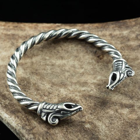 DREKI, VIKING STERLING SILVER BRACELET