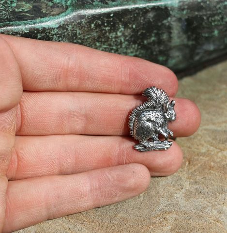 EICHHÖRNCHEN, SILBER-ANHÄNGER AG 925