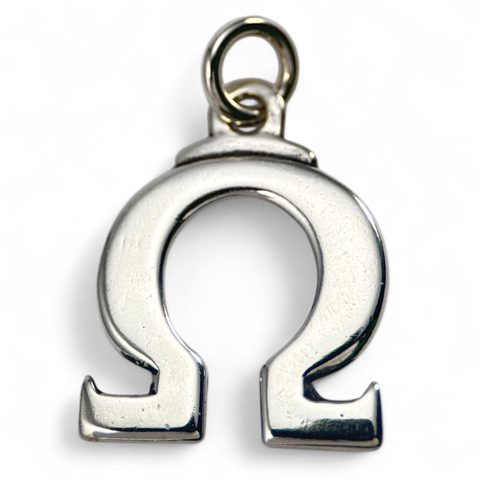 OMEGA, PENDANT, SILVER
