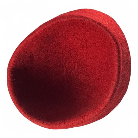 CHAPEAU DE FEUTRE MÉDIÉVAL, LAINE