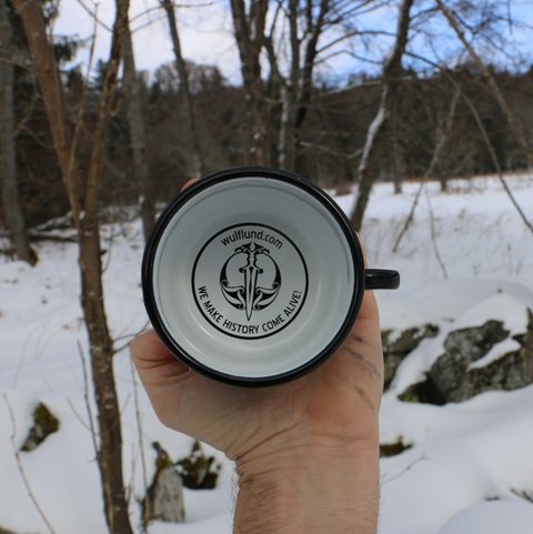 LÉGION TCHÉCOSLOVAQUE TASSE EN ÉTAIN, MUG ÉMAILLÉ
