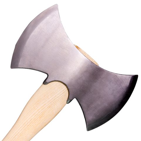 GARM, DOUBLE BIT THROWING AXE