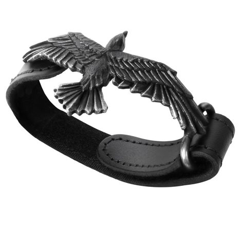 BLACK CONSORT, BRACELET WITH CROW, ALCHEMY ENGLAND