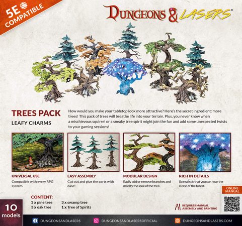 DUNGEONS & LASERS: TREES PACK