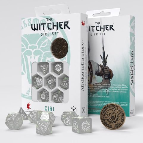 DICE SET THE WITCHER CIRI, THE LADY OF SPACE AND TIME