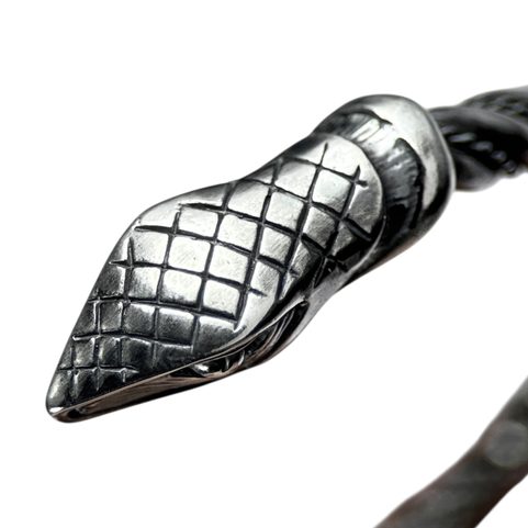 JÖRMUNGANDR, MIDGARD SERPENT, BRACELET, STERLING SILVER