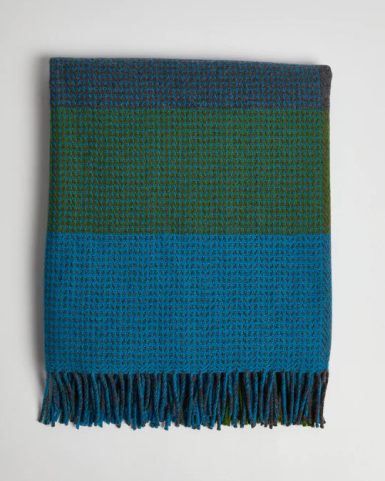 FOXFORD CEIDE CASHMERE AND LAMBSWOOL THROW, IRELAND
