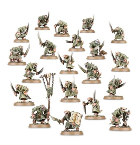 WARHAMMER AGE OF SIGMAR SKAVEN PLAGUE MONKS