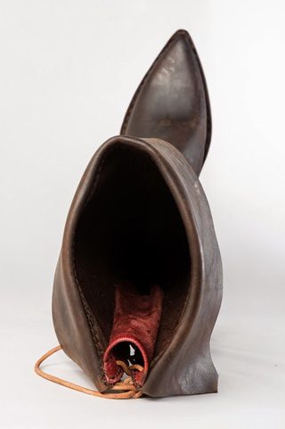 GOTHIC SHOES, LACE-UP, HIGH, BROWN