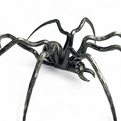 BLACK WIDOW, FORGED SPIDER FIGURE