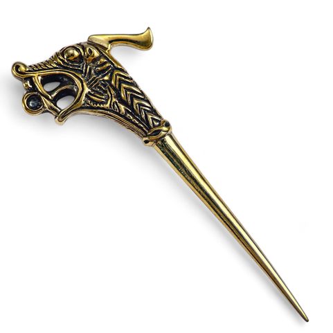 VIKING DRAGON BROOCH, BRONZE