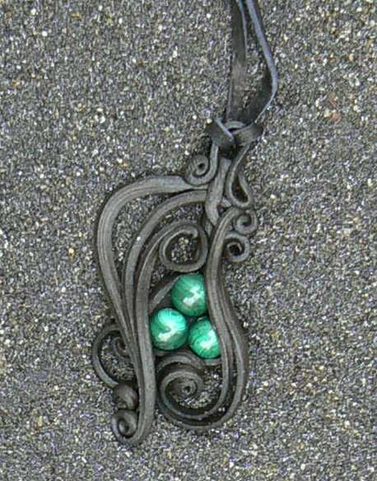 3 MALACHITES - PENDANT