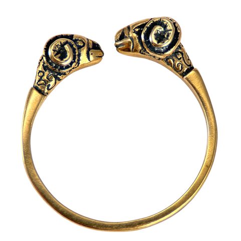 BÉLIER - BAGUE, ROME ANTIQUE, IIIÈME SIÈCLE, BRONZE