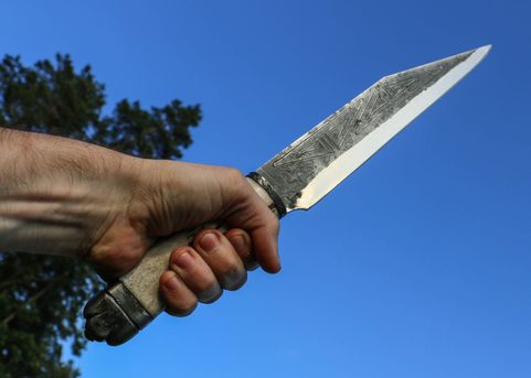 GRÍMUS, FORGED VIKING SEAX