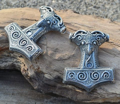 RAVEN THOR HAMMER, SCANIA, PENDANT, SILVER 925, 17 G.