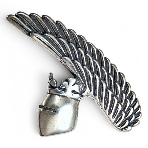 CASQUE, PENDENTIF, ARGENT DE CHEVALIER