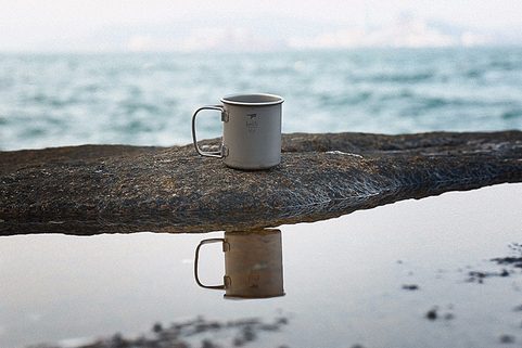 TI3200 SINGLE-WALL TITANIUM MUG WITH FOLDING HANDLE