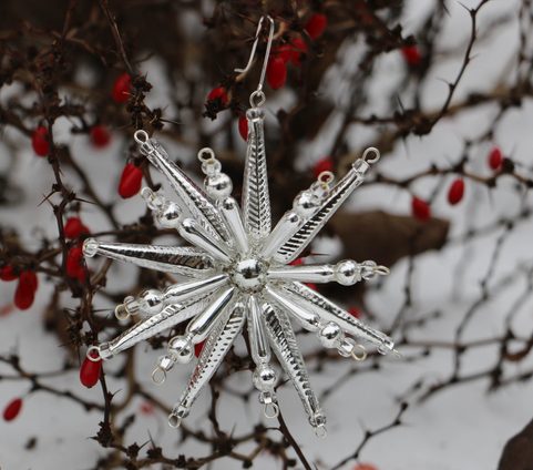 ICE STAR OF BOHEMIAN MOUNTAINS, YULE DECORATION
