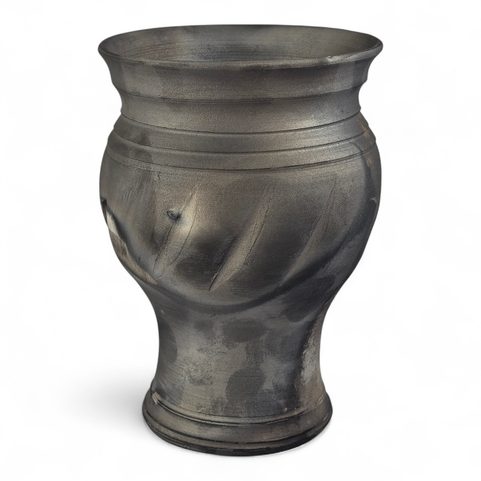 MEDIEVAL GOBLET, SMOKED CERAMICS