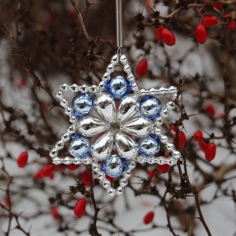 SNOW STAR, YULE DECORATION
