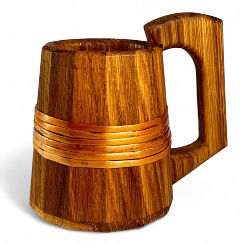 CHOPE EN BOIS MÉDIÉVALE, PETITE, 0,4 LITRE