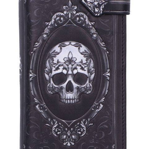 BAROQUE SKULL EMBOSSED, WALLET 18,5 CM