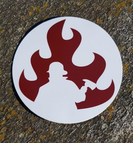 FEUERWEHRMANN, AUTOAUFKLEBER