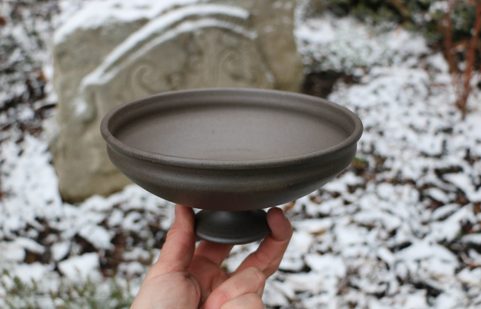 VASE - VESSEL, BOHEMIA, CELTIC GRAPHITE CERAMICS, REPLICA