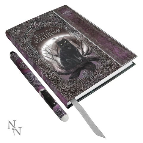 BOOK OF SHADOWS WITH A PEN - CAT