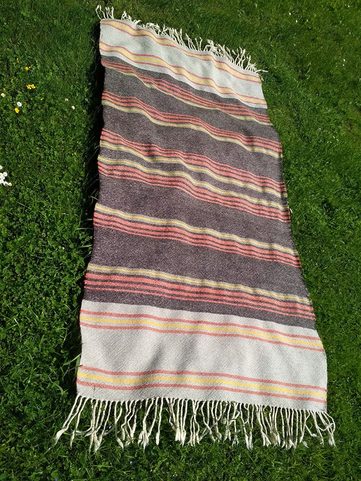 LORCAN, MANTEAU DE LAINE, TISSAGE À LA MAIN