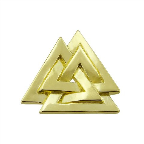 VALKNUT, WIKINGER-ANHÄNGER, 14K GOLD