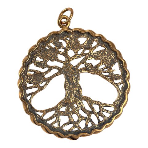 OAK SACRED TREE OF LIFE PENDANT BRONZE