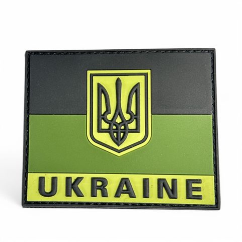 JTG - UKRAINE FLAG PATCH, FULLCOLOR 3D RUBBER PATCH
