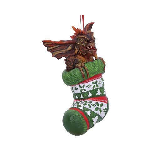 GREMLINS MOHAWK IN STOCKING HANGING ORNAMENT 12CM