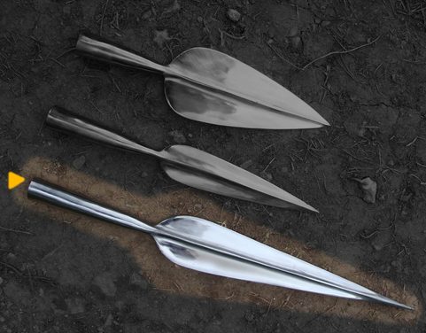 LA CROIX DE LA LANCE CELTIQUE, LATÉNIENNE, 60 CM