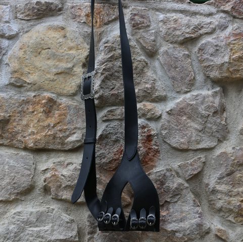 RAPIER SWORD HANGER, LEATHER