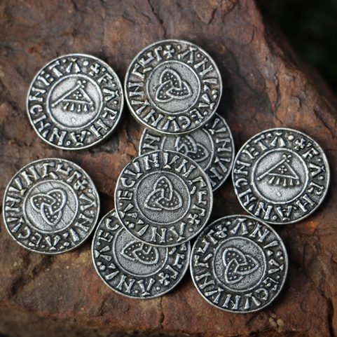 SIHTRIC II.,NORTHUMBIRA, UM 940 NACHBILDUNG EINER WIKINGERMÜNZE, ZINK