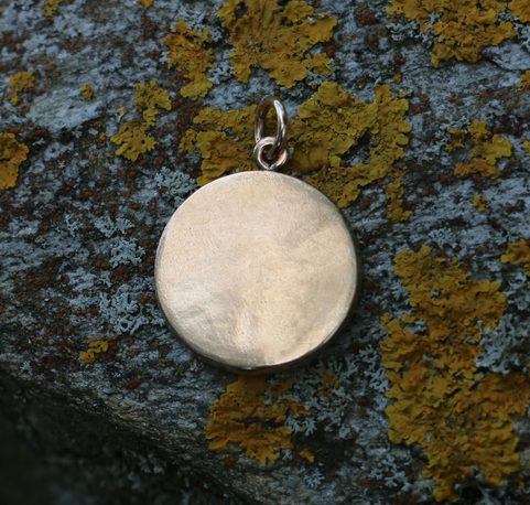 VIKING, BOUCLIER, PENDENTIF, BRONZE