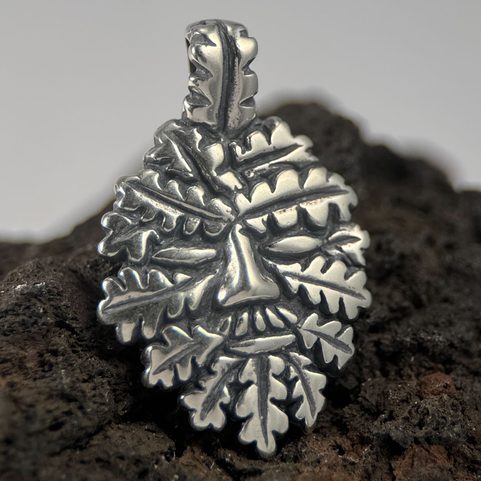 GREEN MAN, PENDANT, SILVER 925/1000, 10G