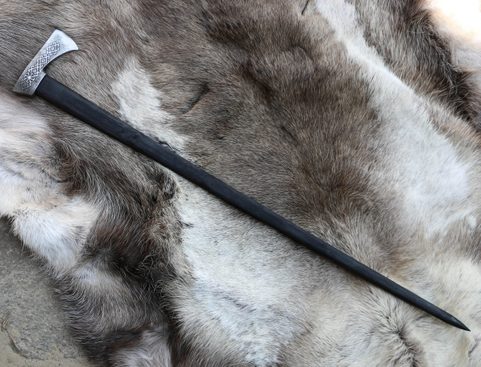 SHEPHERD'S AXE, ETCHED CARPATHIAN AXE