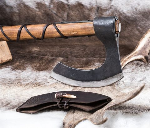 LODBROK, HACHE VIKING FORGÉE