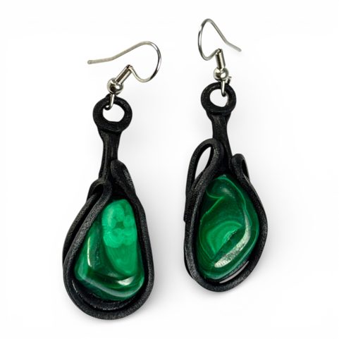 MALACHITE EARRINGS