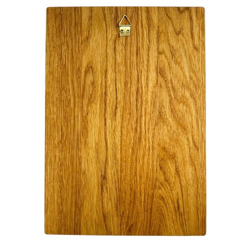 SAMURAI WALL DECORATION OAK 32X46CM